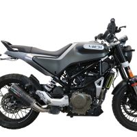 Exhaust compatible with Husqvarna Vitpilen 401 2020-2020, M3 Black Titanium, Slip-on exhaust including removable db killer and link pipe, EPA-compliant 