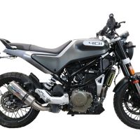 Exhaust compatible with Husqvarna Vitpilen 401 2020-2020, M3 Inox , Slip-on exhaust including removable db killer and link pipe, EPA-compliant 
