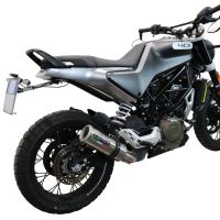 Exhaust compatible with Husqvarna Vitpilen 401 2020-2020, M3 Inox , Slip-on exhaust including removable db killer and link pipe, EPA-compliant 