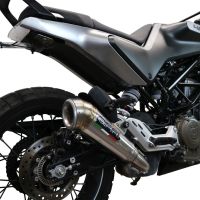 Exhaust compatible with Husqvarna Vitpilen 401 2021-2023, Powercone Evo, Slip-on exhaust including removable db killer and link pipe, EPA-compliant 