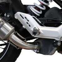 Exhaust compatible with Husqvarna Vitpilen 401 2020-2020, Albus Evo4, Slip-on exhaust including removable db killer and link pipe, EPA-compliant 
