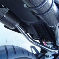 Exhaust compatible with Honda Fmx 650 2005-2008, Inox Tondo, Dual slip-on including removable db killers and link pipes, not EPA-compliant 