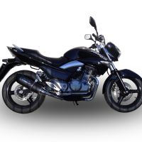 Exhaust compatible with Suzuki Gw 250 F Inazuma 2012-2017, Furore Poppy, Dual slip-on exhausts including link pipes 