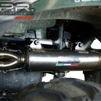 Exhaust compatible with Kawasaki BRUTE FORCE 750 2005-2011, Deeptone Atv, Full system exhaust, including removable db killer, EPA-compliance NOT required 
