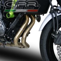 Exhaust compatible with Kawasaki Versys 650 2023-2024, Albus Ceramic, Full system exhaust, including removable db killer 