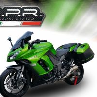 Exhaust compatible with Kawasaki Ninja 1000 2017-2020, Powercone Evo, Dual slip-on including removable db killers and link pipes, EPA-compliant 