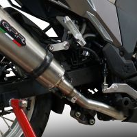 Exhaust compatible with Kawasaki Versys X 300 2022-2023, Albus Evo4, Slip-on exhaust including link pipe and removable db killer 