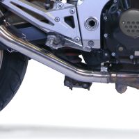 Exhaust compatible with Kawasaki Z1000 2003-2006, Furore Nero, Dual slip-on including removable db killers and link pipes, not EPA-compliant 