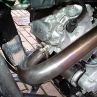 Exhaust compatible with Kawasaki KFX700 2004-2011, Deeptone Atv, Full system exhaust including dual silencers and removable db killers 