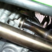 Exhaust compatible with Kawasaki KFX700 2004-2011, Deeptone Atv, Full system exhaust including dual silencers and removable db killers 
