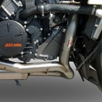 GPR exhaust compatible with  Ktm RC8R 2008-2014, New Grand Prix Evo Black Titanium, Full system exhaust including removable db killer and catalyst, EPA-compliant 