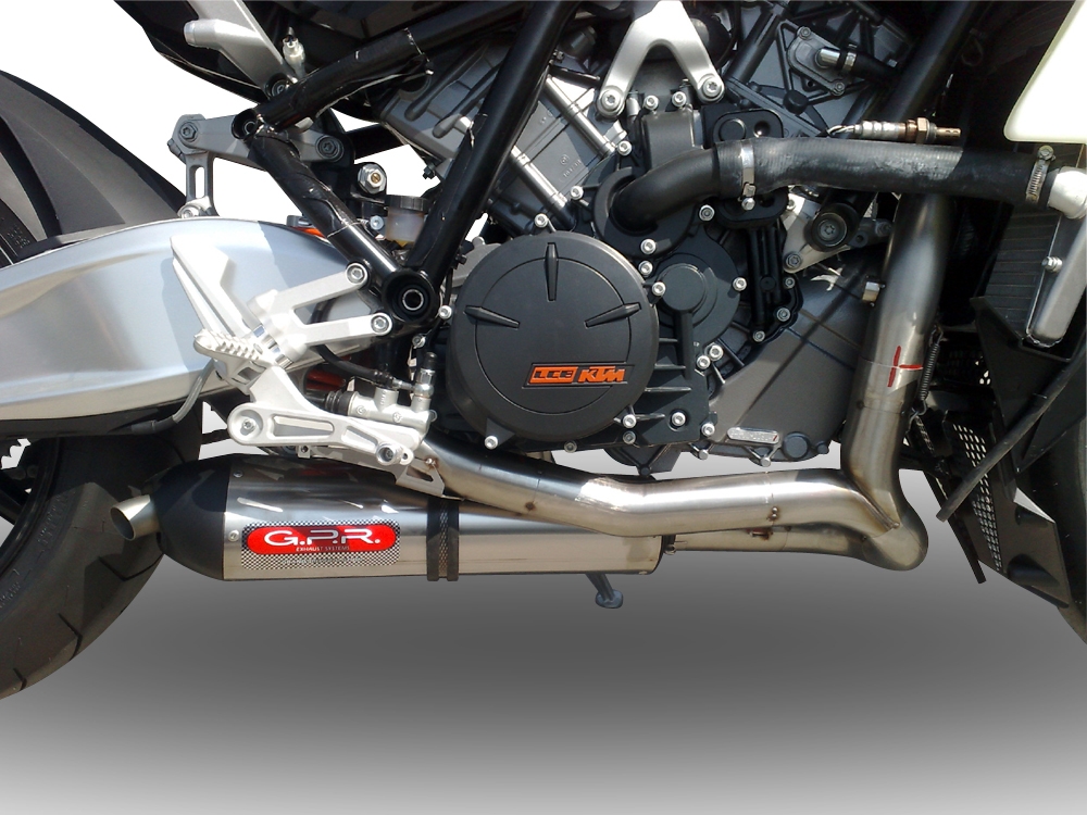 GPR exhaust compatible with  Ktm RC8R 2008-2014, New Grand Prix Evo Titanium, Full system exhaust 