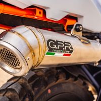 Exhaust compatible with Ktm 890 SMT 2023-2024, Powercone Evo, Slip-on exhaust including removable db killer and link pipe, EPA-compliant 