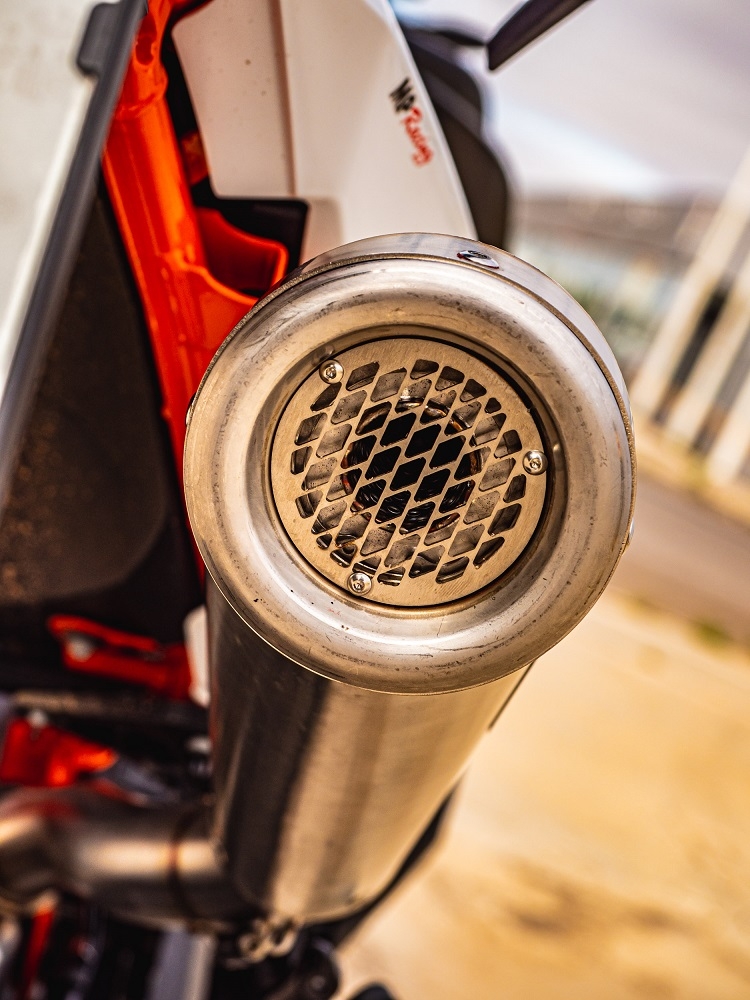 Exhaust compatible with Ktm 890 DUKE 2021-2024, Powercone Evo, Slip-on exhaust including removable db killer and link pipe, EPA-compliant 