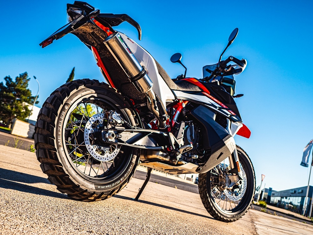 Exhaust compatible with Husqvarna Norden 901 2022-2024, M3 Inox , Slip-on exhaust including link pipe 