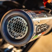 Exhaust compatible with Husqvarna Norden 901 2022-2024, M3 Inox , Slip-on exhaust including link pipe 
