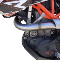 Exhaust compatible with Ktm Smc 690R 2007-2016, Albus Ceramic, Full system exhaust, including removable db killer 