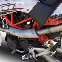 Exhaust compatible with Ktm Smc 690R 2007-2016, Albus Ceramic, Full system exhaust, including removable db killer 