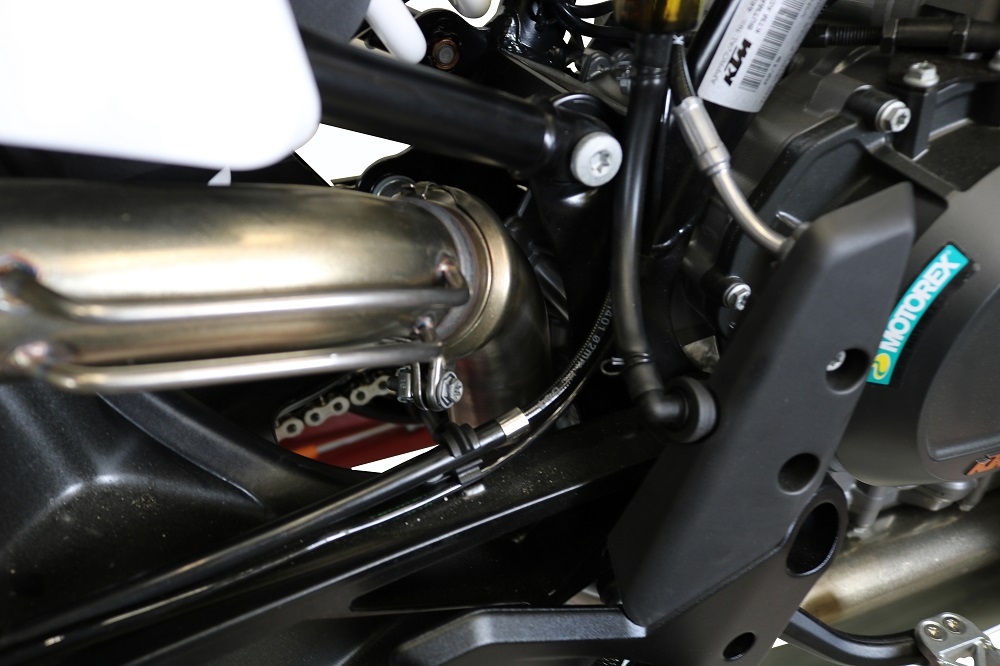 Exhaust compatible with Ktm 890 Adventure R/Rally 2021-2024, Decatalizzatore, Decat pipe 