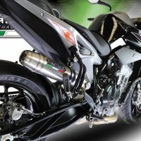 Exhaust compatible with Ktm 790 Duke 2017-2020, Deeptone Inox, Slip-on exhaust including link pipe 