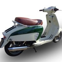 Exhaust compatible with Lambretta Lambretta 125 - 150 Milano 2012-2014, Ultracone lucido, Full system exhaust, including removable db killer 