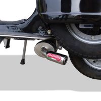 Exhaust compatible with Lml Star 151 4 Tempi / 4 Strokes Genuine Stella 2010-2013, Alluminio, Full system exhaust, including removable db killer 