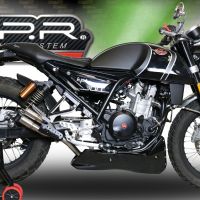 Exhaust compatible with F.B. Mondial Hps 300 2018-2019, F205, Full system exhaust 