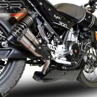 Exhaust compatible with F.B. Mondial Hps 300 2018-2019, F205, Full system exhaust 