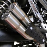 Exhaust compatible with F.B. Mondial Hps 300 2018-2019, F205, Full system exhaust 