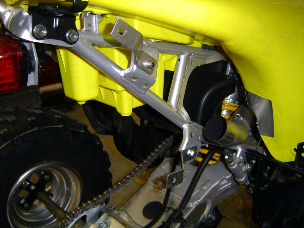 Exhaust compatible with Suzuki Ltz 400 2003-2014, Deeptone Atv, Slip-on exhaust including removable db killer and link pipe, EPA-compliance NOT required 