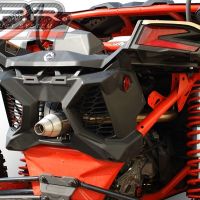 Exhaust compatible with Can Am / R / X DS / X RS / X RC / X MR/ Turbo R & RR 2017-2024, Deeptone Atv, Slip-on exhaust including removable db killer and link pipe, EPA-compliance NOT required 