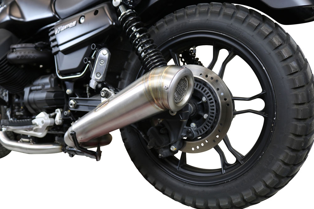 Exhaust compatible with Moto Guzzi V7 III Special-Stone-Carbon 2017-2018, Powercone Evo, Full system exhaust 