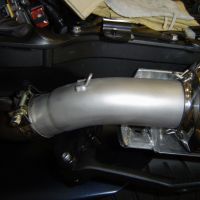Exhaust compatible with Yamaha MT01 2005-2011, Inox Tondo, Dual slip-on including removable db killers and link pipes, EPA-compliant 