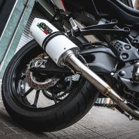 Exhaust compatible with Yamaha XSR700 2017-2020, Albus Evo4, Full system exhaust, including removable db killer 
