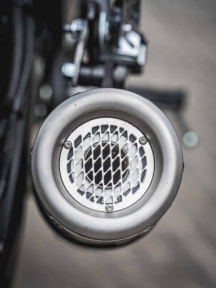 Exhaust compatible with Yamaha Tracer 700 2016-2019, M3 Black Titanium, Full system exhaust, including removable db killer 