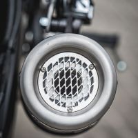 Exhaust compatible with Yamaha Tracer 700 2016-2019, M3 Black Titanium, Full system exhaust, including removable db killer 
