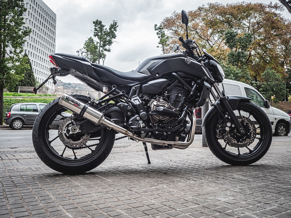 Exhaust compatible with Yamaha FZ-7 MT07 2014-2016, M3 Inox , Full system exhaust 