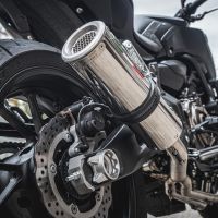 Exhaust compatible with Yamaha FZ-7 MT07 2014-2016, M3 Inox , Full system exhaust 