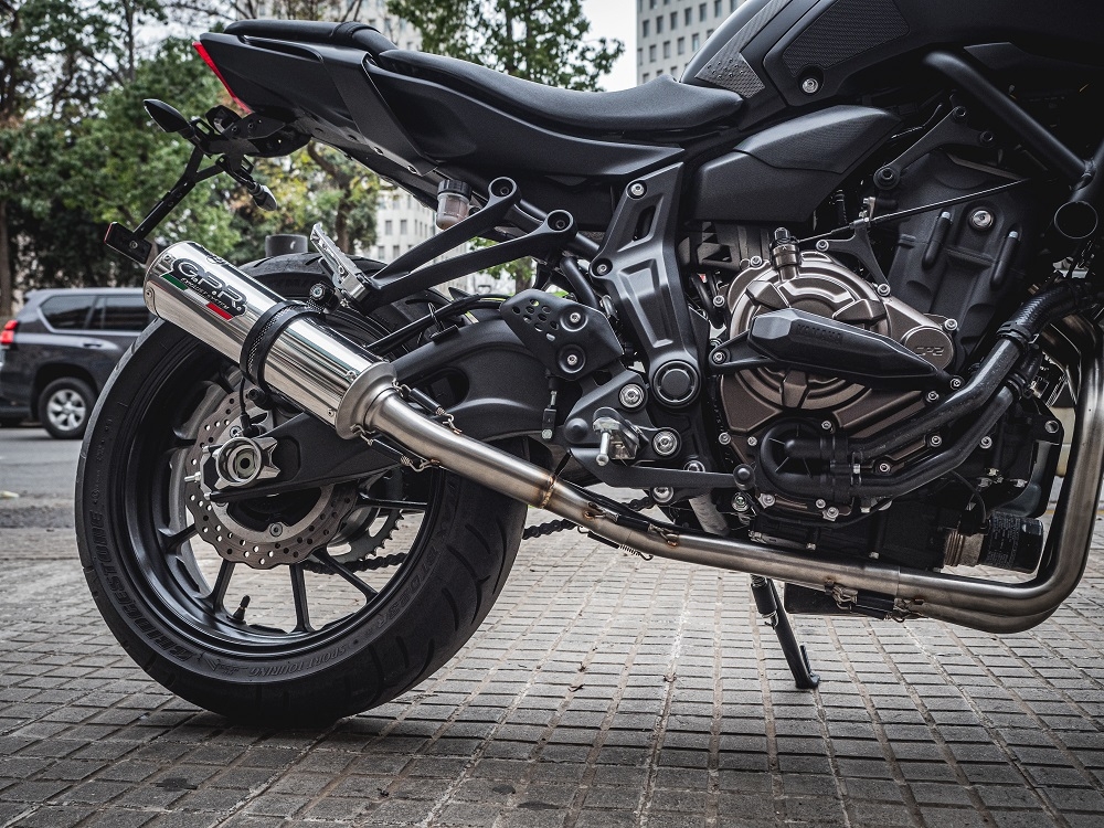 Exhaust compatible with Yamaha FZ-7 MT07 2014-2016, M3 Inox , Full system exhaust 