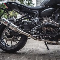Exhaust compatible with Yamaha FZ-7 MT07 2014-2016, M3 Inox , Full system exhaust 