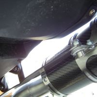 Exhaust compatible with Mv Agusta Brutale 750 S 2000-2006, Albus Ceramic, Slip-on exhaust including removable db killer and link pipe, EPA-compliant 