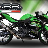 GPR exhaust compatible with  Kawasaki Z500 2023-2025, New Grand Prix Evo Titanium, Full system exhaust 