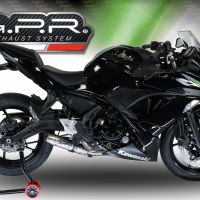 Exhaust compatible with Kawasaki Ninja 650 EX650M 2023-2024, Deeptone Inox, Full system exhaust, including removable db killer 