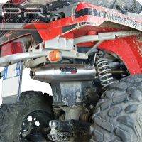 Exhaust compatible with Can Am Outlander 400 Short chassis 2005-2011, Deeptone Atv, Full system exhaust, including removable db killer, EPA-compliance NOT required 