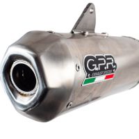 Exhaust compatible with Yamaha Kodiak 700 2008-2014, PENTACROSS INOX, Slip-on exhaust including removable db killer and link pipe, EPA-compliance NOT required 