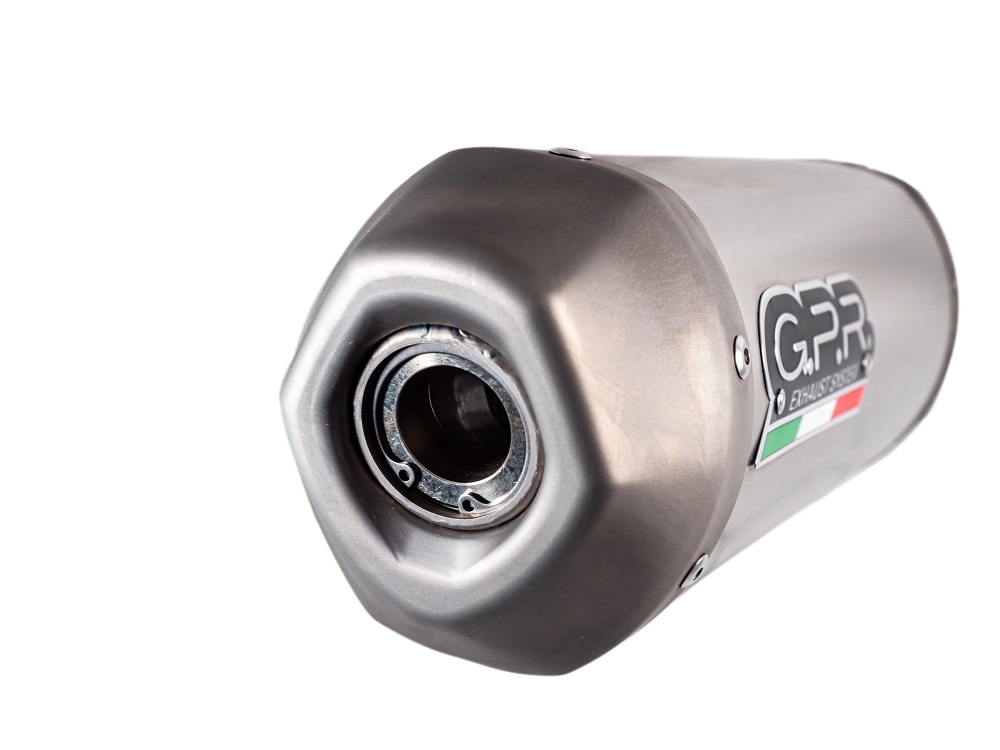 Exhaust compatible with Honda CRF450R/RX 2017-2019, Pentacross Full Titanium, Full system exhaust, including dual silencers, removable db killers/spark arrestors 