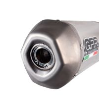 Exhaust compatible with Honda CRF450R/RX 2017-2019, Pentacross Full Titanium, Full system exhaust, including dual silencers, removable db killers/spark arrestors 