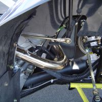 Exhaust compatible with Polaris Scrambler 500 2001-2012, Deeptone Atv, Full system exhaust, including removable db killer, EPA-compliance NOT required 