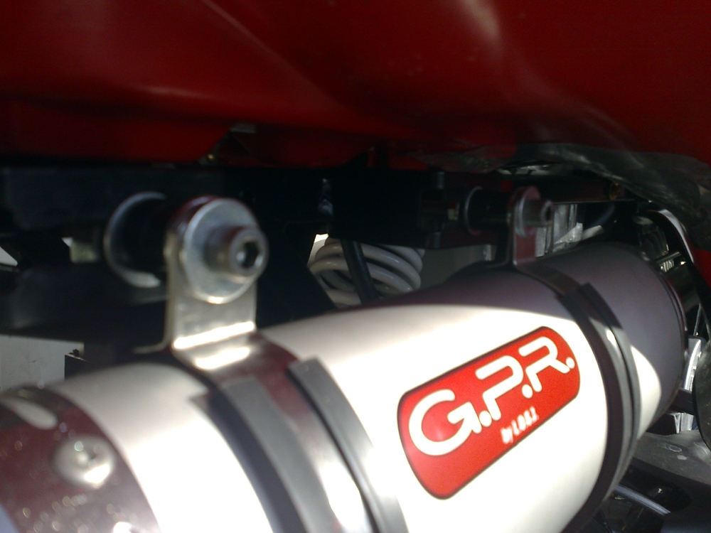 Exhaust compatible with Polaris Trail Blazer 330 2003-2008, Deeptone Atv, Silencer to install with original manifold exhaust including removable db killer and link pipe, EPA-compliance NOT required 