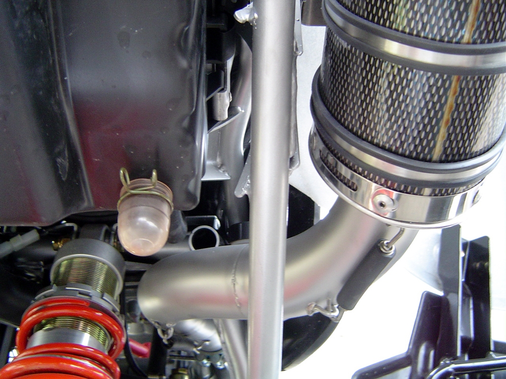 Exhaust compatible with Polaris Predator 500 2003-2010, Deeptone Atv, Slip-on exhaust including removable db killer and link pipe, EPA-compliance NOT required 